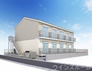 009680/新築1K！木造3階建てのコーポ！（イメージパース）